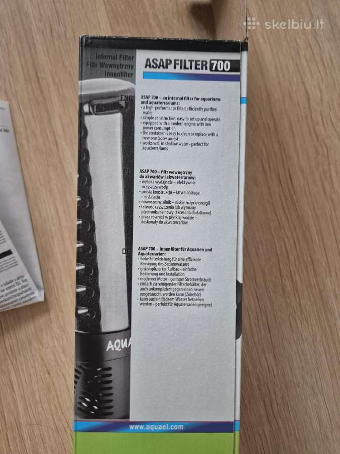Aquael Asap 700 akvariumo filtras - nuotraukos Nr. 6