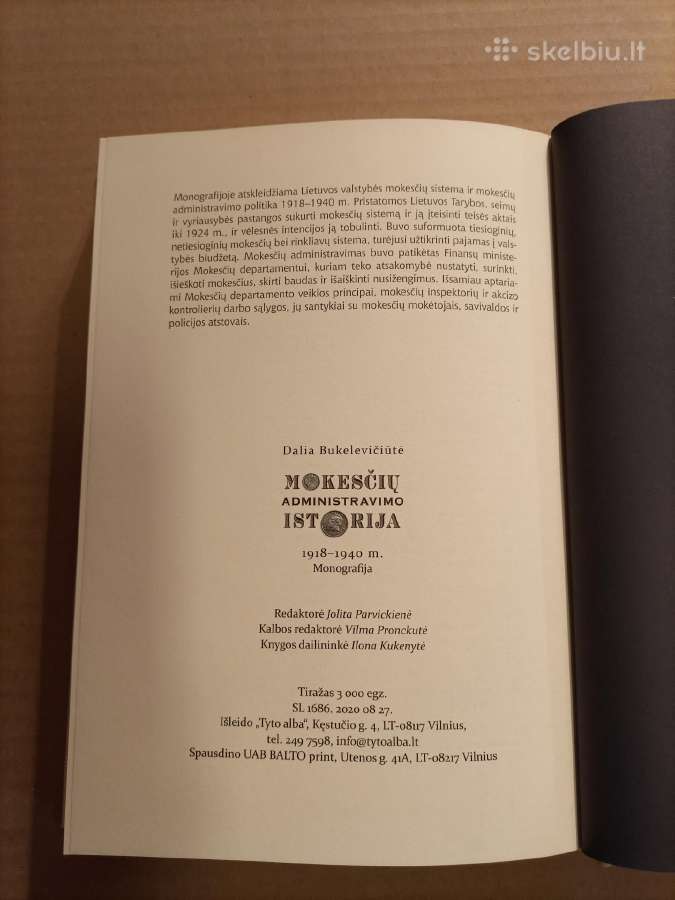 Mokesčių administravimo istorija 1918-1940 m. - nuotraukos Nr. 5