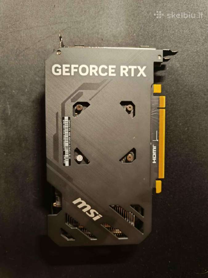 Parduodu naudota Msi Geforce Rtx 4060