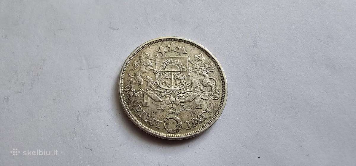 1931 5 latai su kalyklos blizgesiu