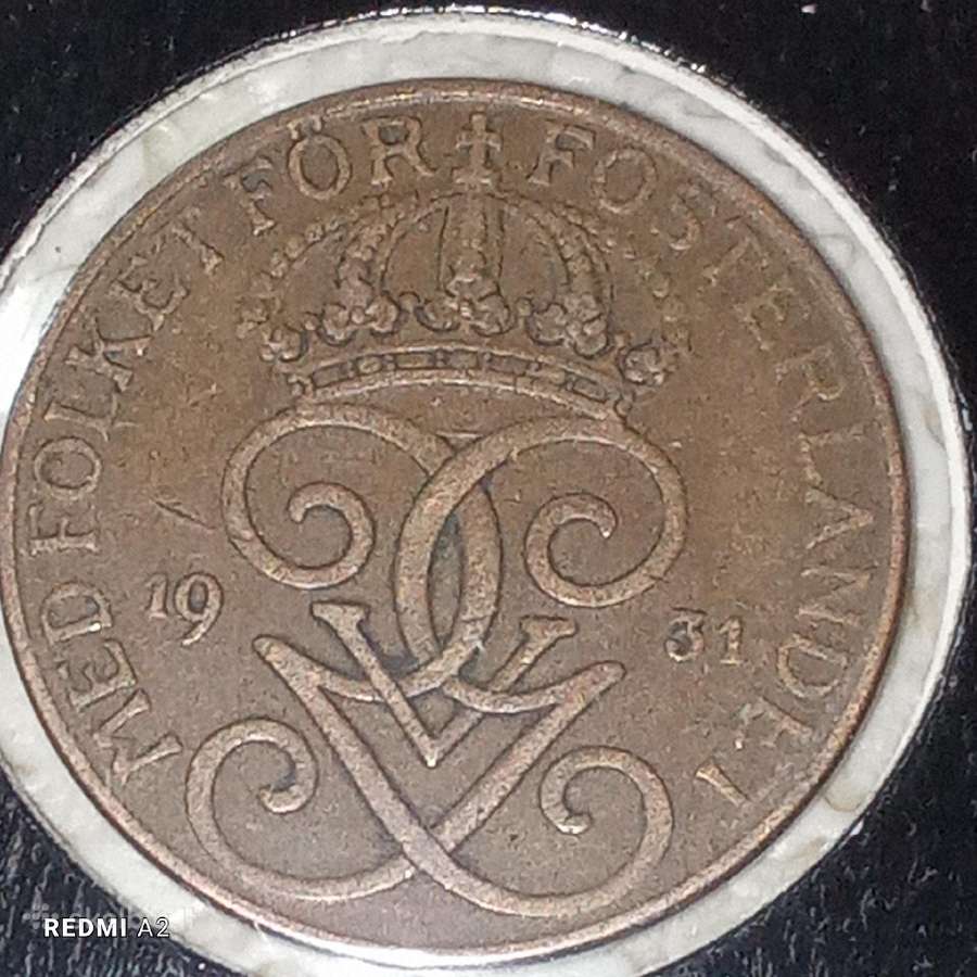 Švedija 5 erės 1931