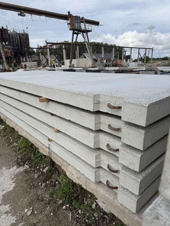 Betoninės kelio plokštės aikštelės logistika ūkis - nuotraukos Nr. 2