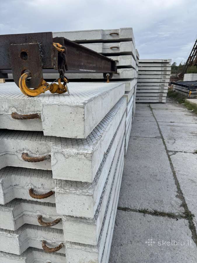 Betoninės kelio plokštės aikštelės logistika ūkis - nuotraukos Nr. 3