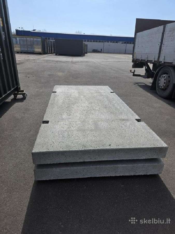 Betoninės kelio plokštės aikštelės logistika ūkis - nuotraukos Nr. 17