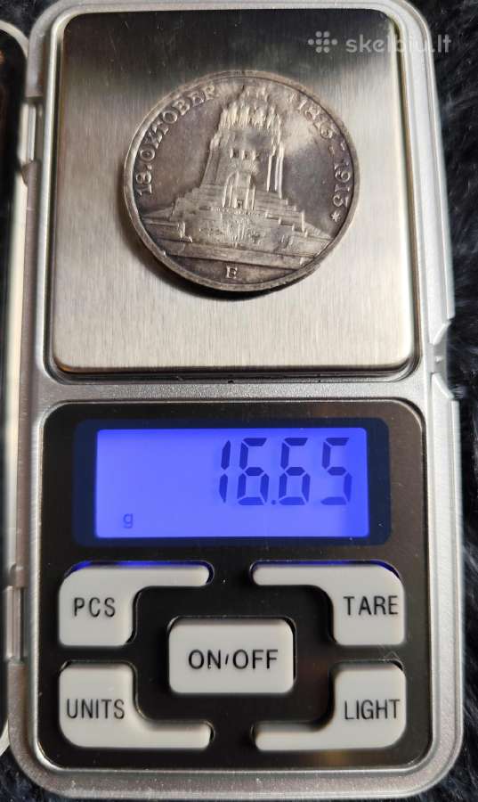 Vokietija. 3 markės. Unc. Sidabras '900. - nuotraukos Nr. 12