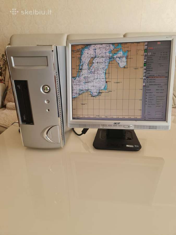 Kompiuteris su veikiančia Transas Navi Sailor 3000 - nuotraukos Nr. 2