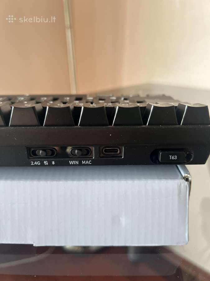 T63 Rgb mechaninė belaidė klaviatūra, Bluetooth - nuotraukos Nr. 4