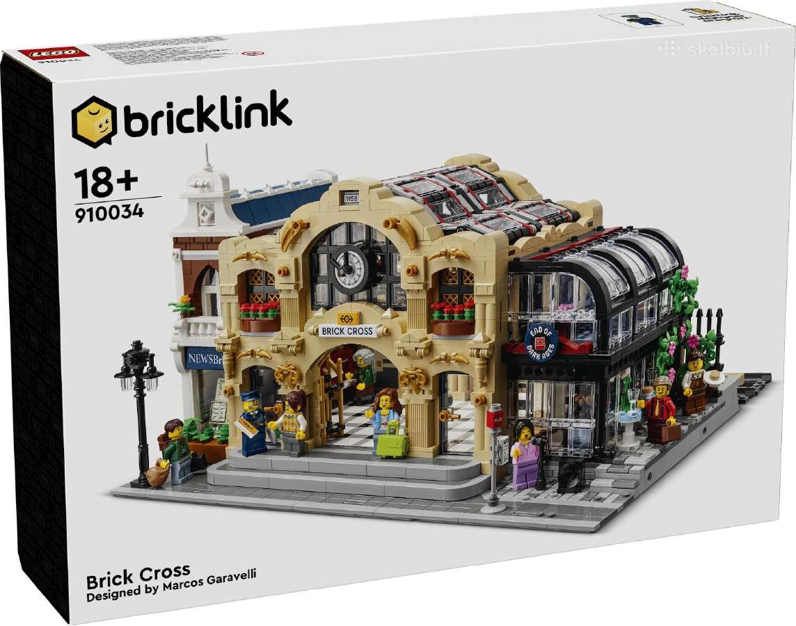 Lego replika Brick Cross Train Station 910034