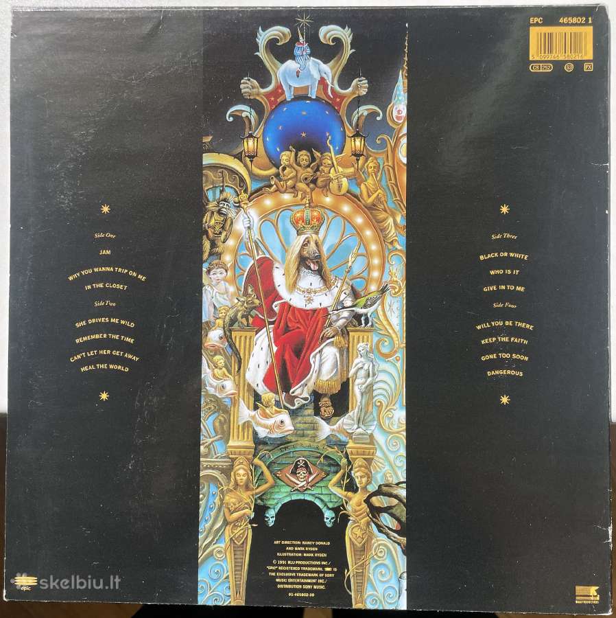 Michael Jackson - Dangerous ' 1991 2 Lp - nuotraukos Nr. 2