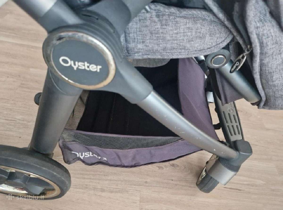 Oyster vežimas 2in1 su priedais - nuotraukos Nr. 4