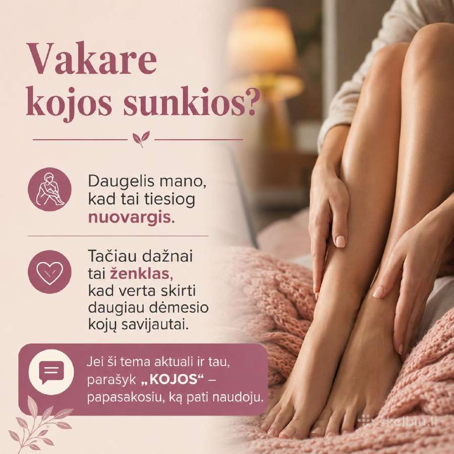 Flow'en papildas pavargusioms kojytėms