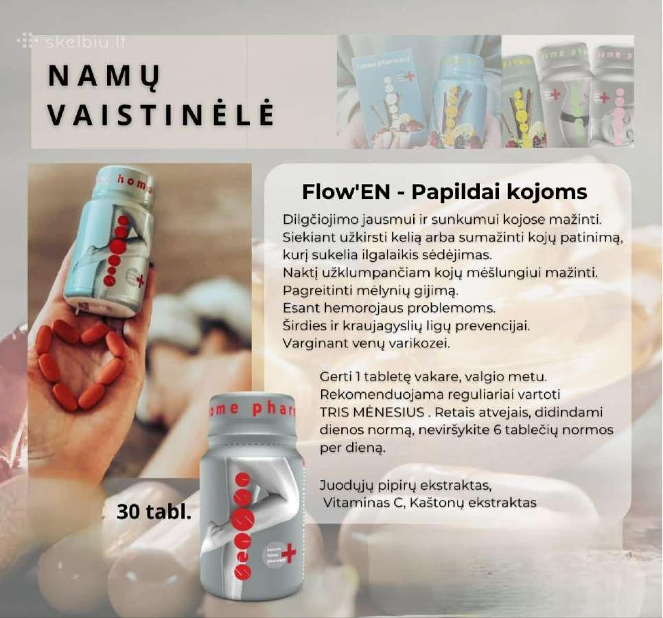 Flow'en papildas pavargusioms kojytėms - nuotraukos Nr. 2