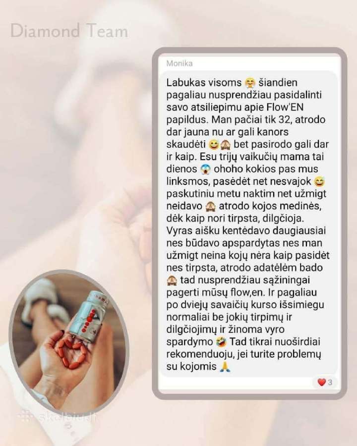 Flow'en papildas pavargusioms kojytėms - nuotraukos Nr. 6