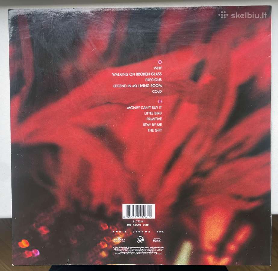 Annie Lennox - Diva ' 1992 - nuotraukos Nr. 2