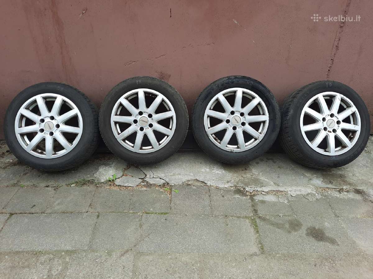 Ratlankiai su padangom 205/55r16, amortizatoriai