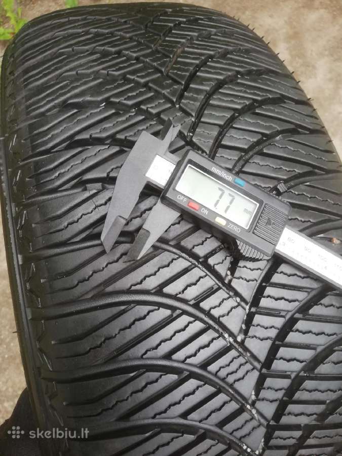 7,7mm 2024m kaip naujos 225/55 R16 - nuotraukos Nr. 2
