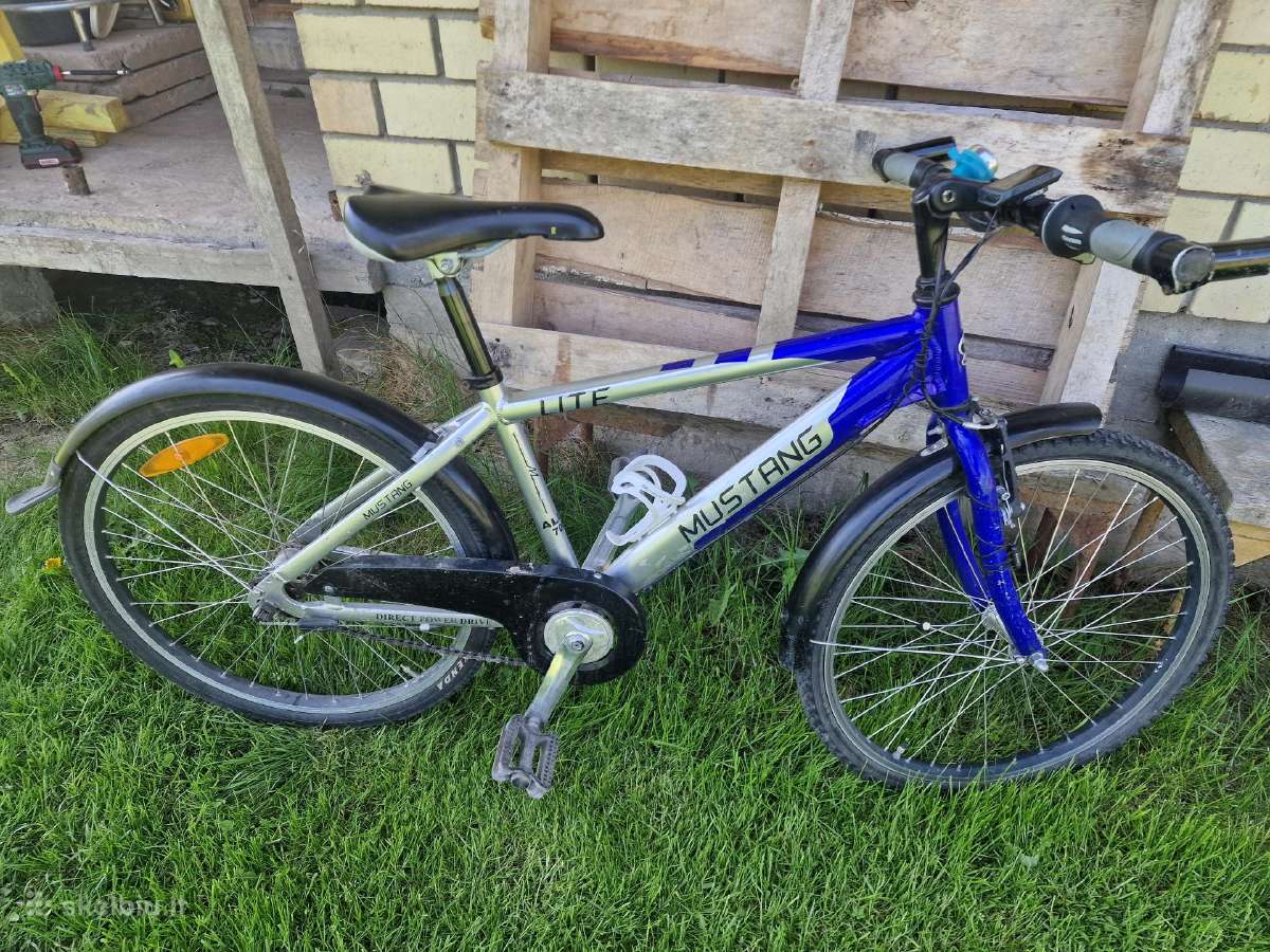 Vaikiškas aliuminis dviratis Mustang 24" 80€
