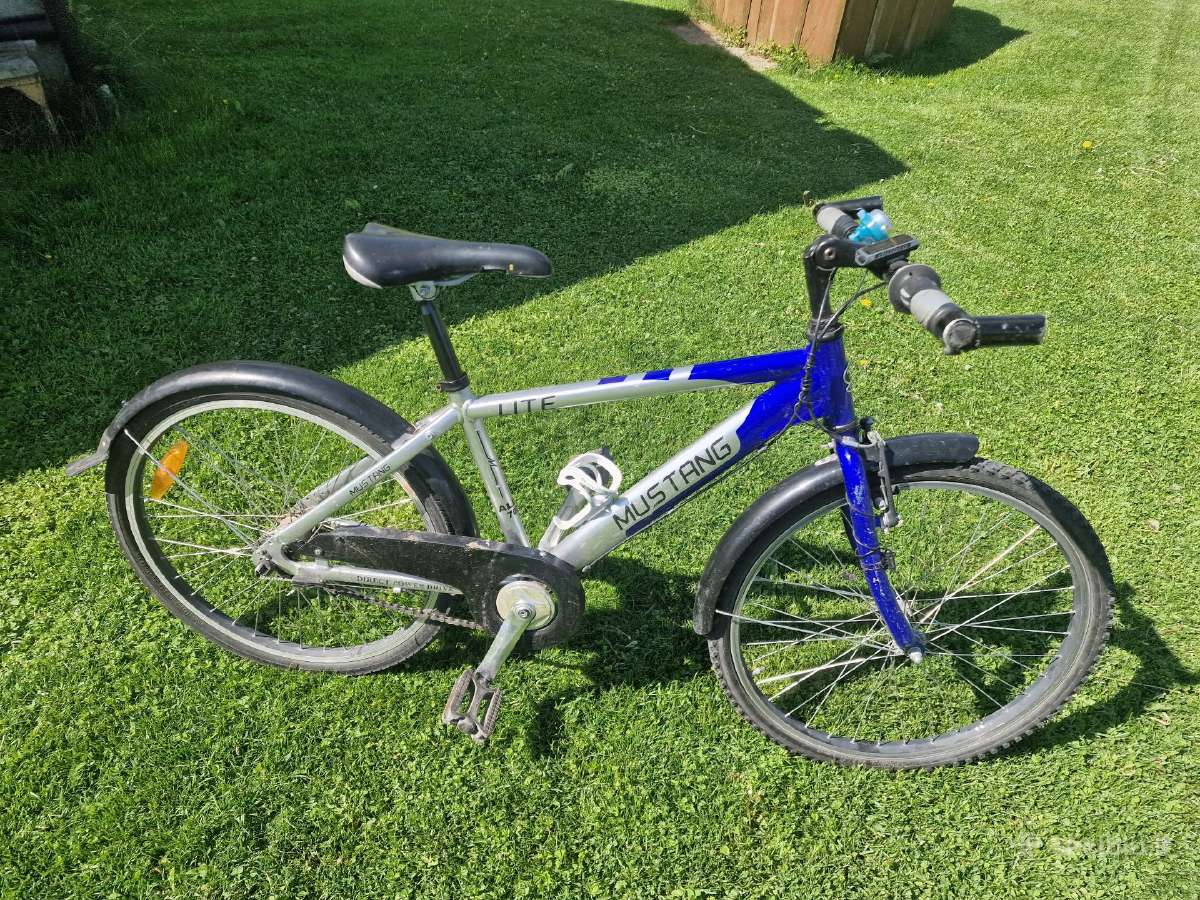 Vaikiškas aliuminis dviratis Mustang 24" 60€ - nuotraukos Nr. 2