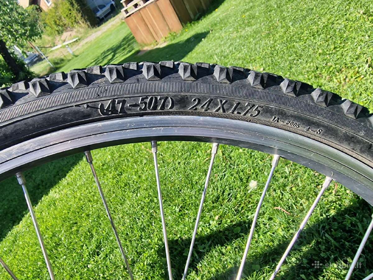 Vaikiškas aliuminis dviratis Mustang 24" 60€ - nuotraukos Nr. 5