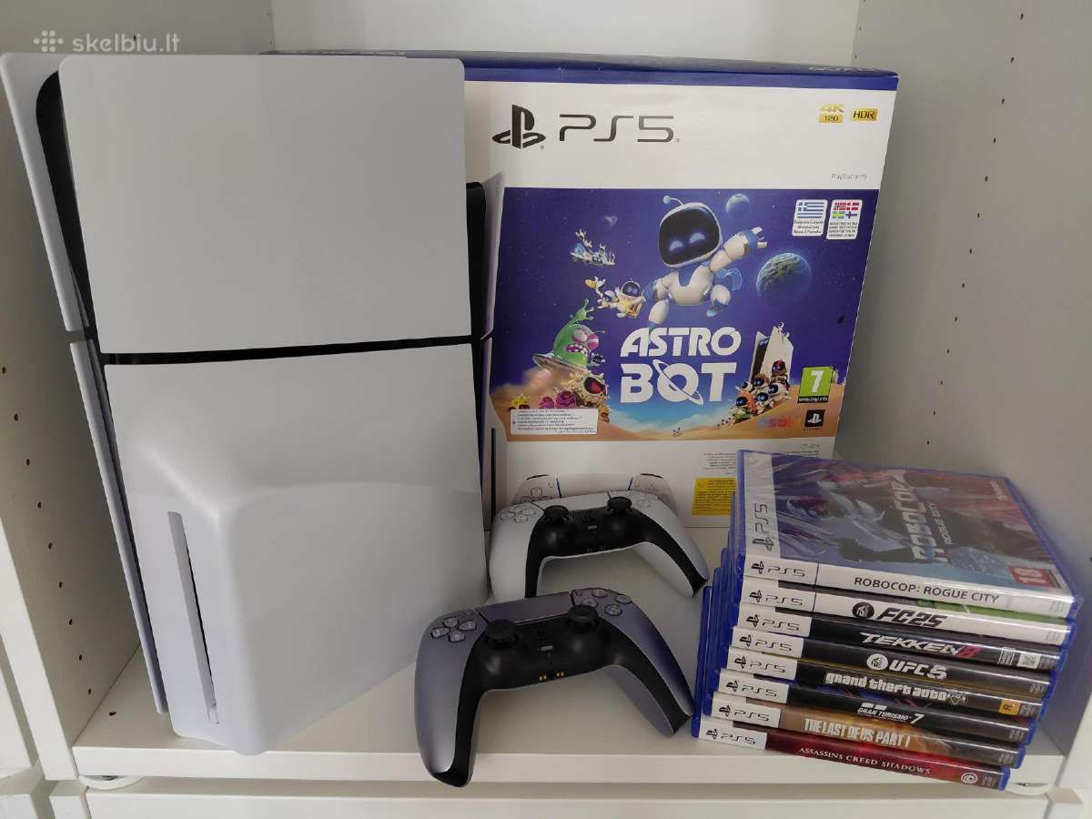 Apynaujė ps5 slim diskinė.beveik nenaudota