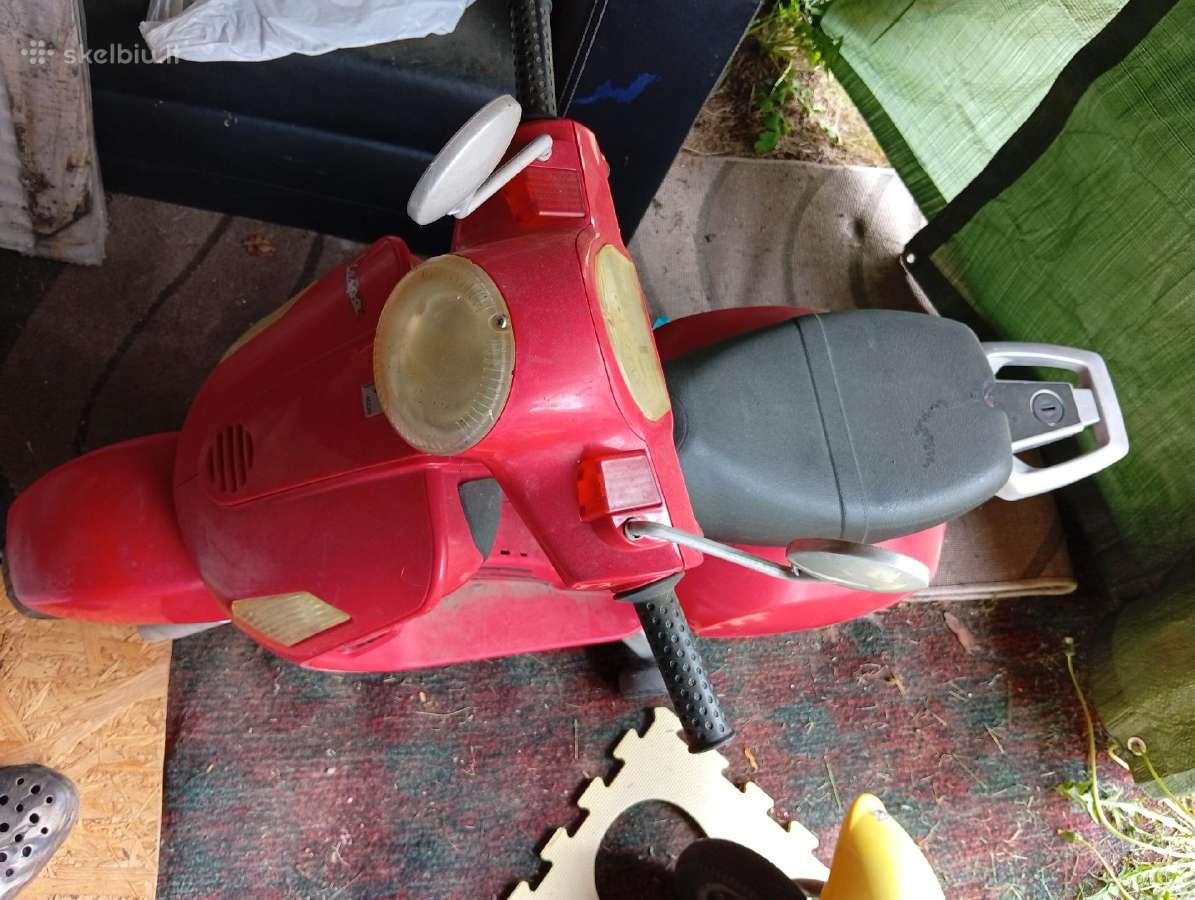 Vaikiškas vespa motoroleris
