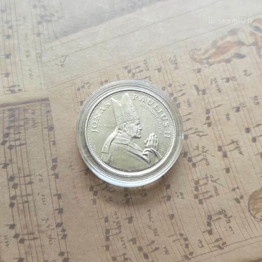 10 litų 1993 Lietuva - Popiežiaus vizitas - nuotraukos Nr. 2