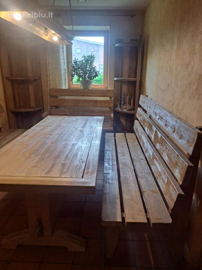 Parduodu puikios kokybės medinius pirties baldus - nuotraukos Nr. 10