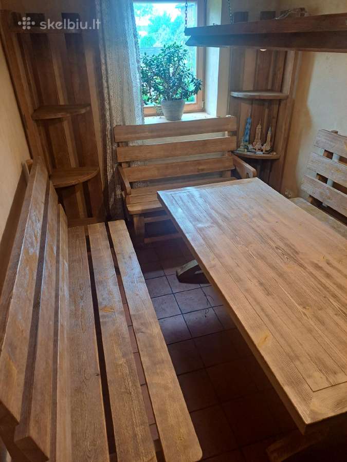 Parduodu puikios kokybės medinius pirties baldus - nuotraukos Nr. 12