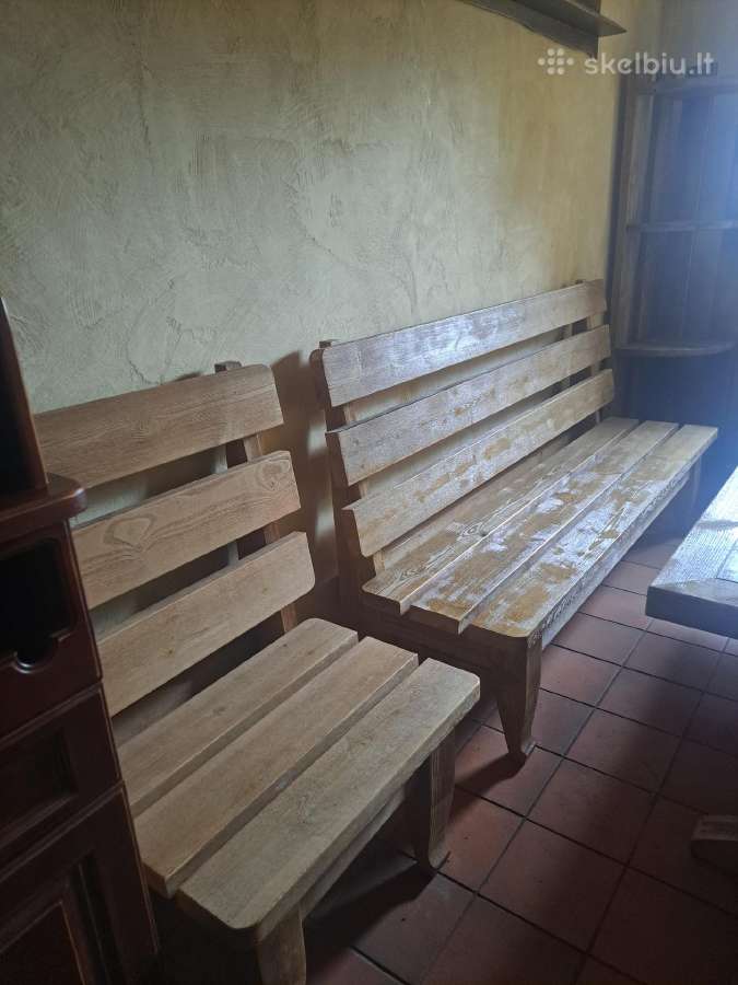 Parduodu puikios kokybės medinius pirties baldus - nuotraukos Nr. 19