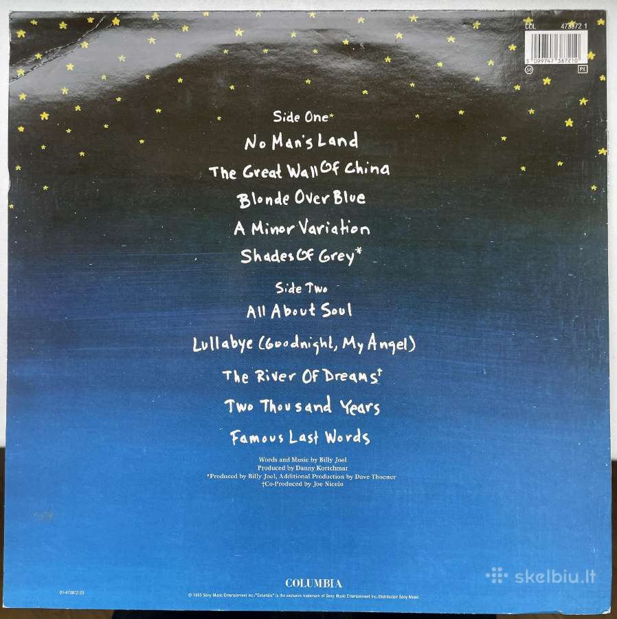 Billy Joel - River of Dreams ' 1993 - nuotraukos Nr. 2
