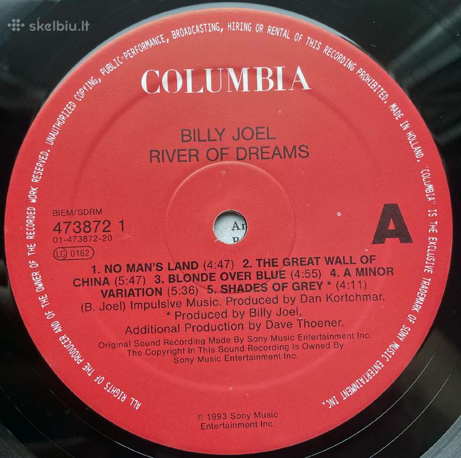 Billy Joel - River of Dreams ' 1993 - nuotraukos Nr. 5