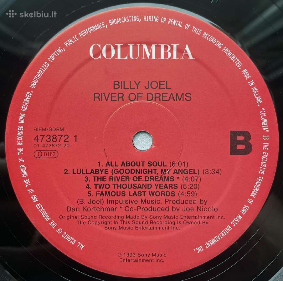 Billy Joel - River of Dreams ' 1993 - nuotraukos Nr. 6
