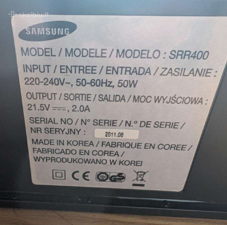 Samsung Navibot krovimo stotelė Srr400 - nuotraukos Nr. 3