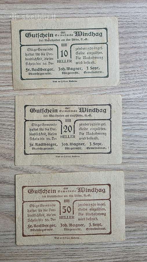 1920/1923 metų Austrijos notgeldai - nuotraukos Nr. 4