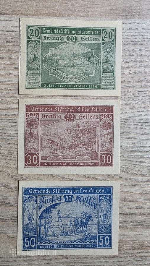 1920/1923 metų Austrijos notgeldai - nuotraukos Nr. 5