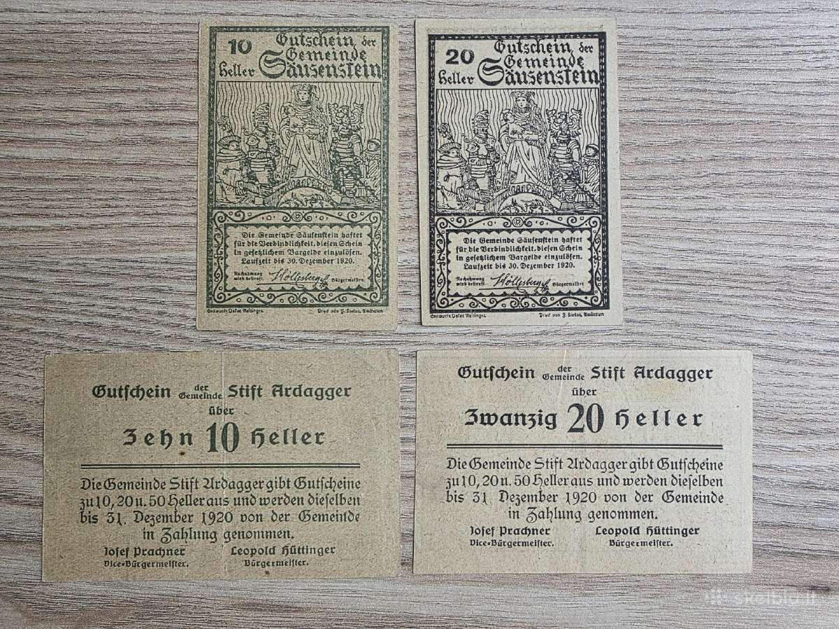 1920/1923 metų Austrijos notgeldai - nuotraukos Nr. 8