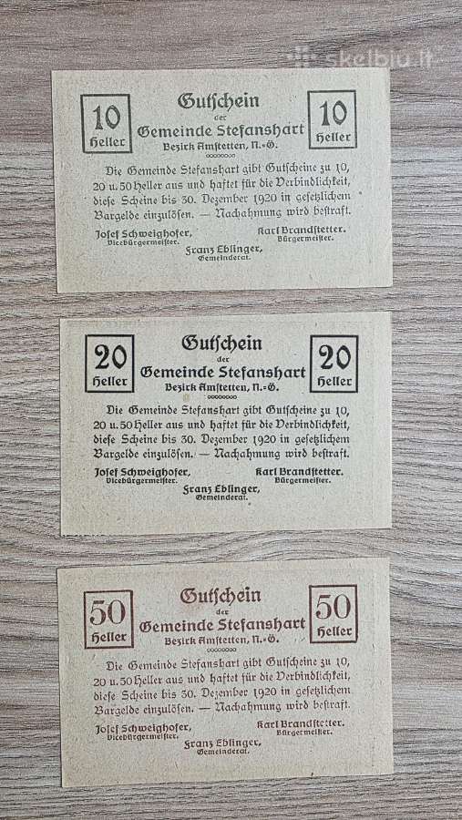1920/1923 metų Austrijos notgeldai - nuotraukos Nr. 10