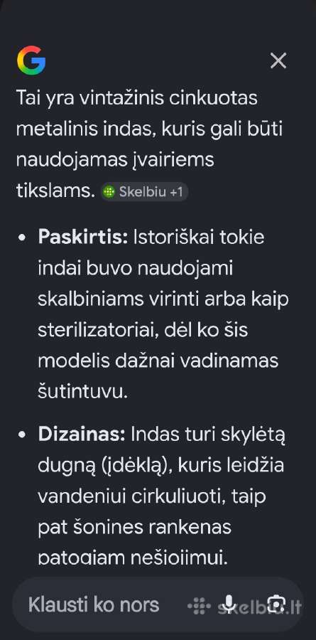 Kibiras Metalinis Cinkuotas. - nuotraukos Nr. 10