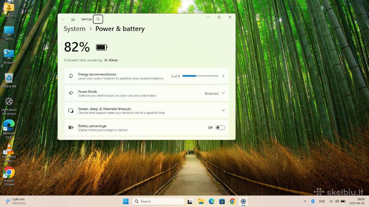 Lenovo Thinkpad T14 i5 16gb iris xe - nuotraukos Nr. 13