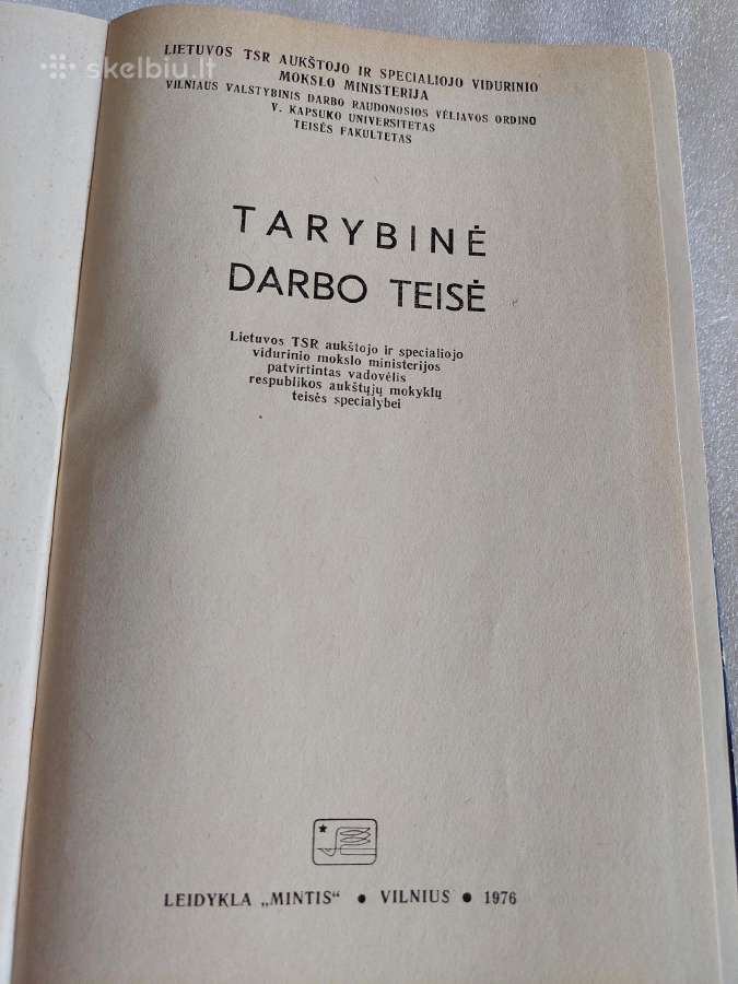 Tarybinė darbo teisė - nuotraukos Nr. 2