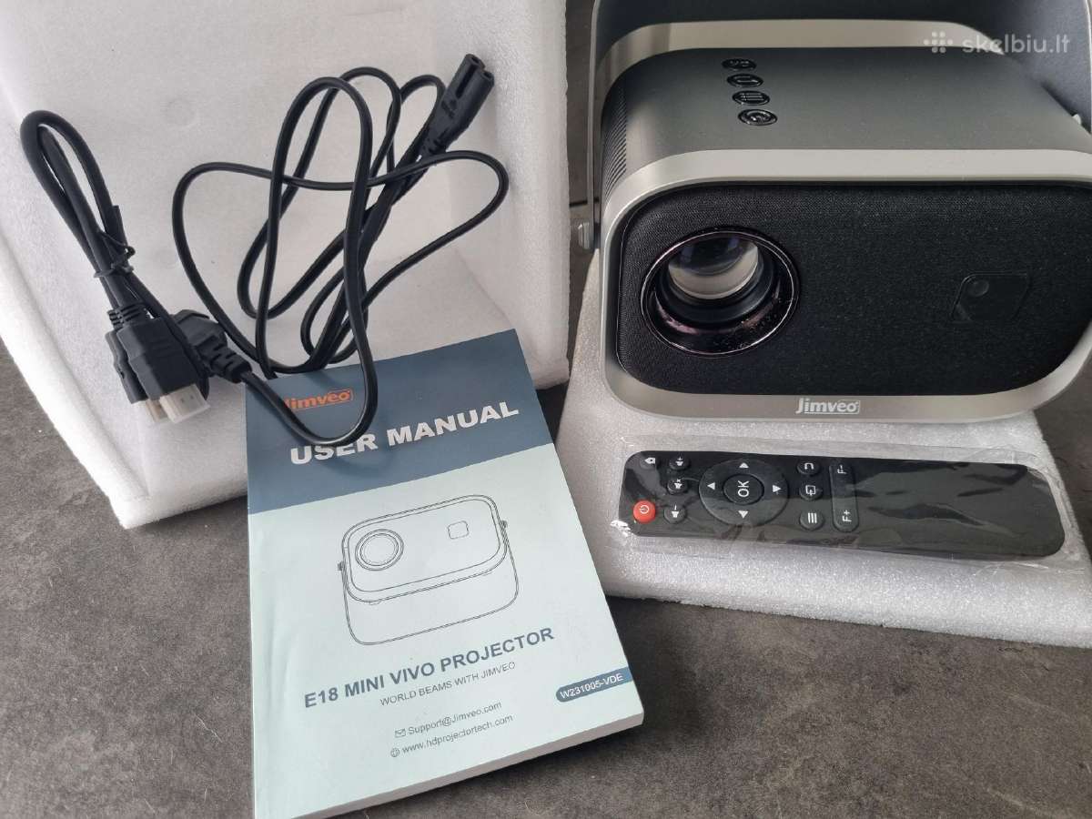 Jimveo E18 mini vivo projektorius