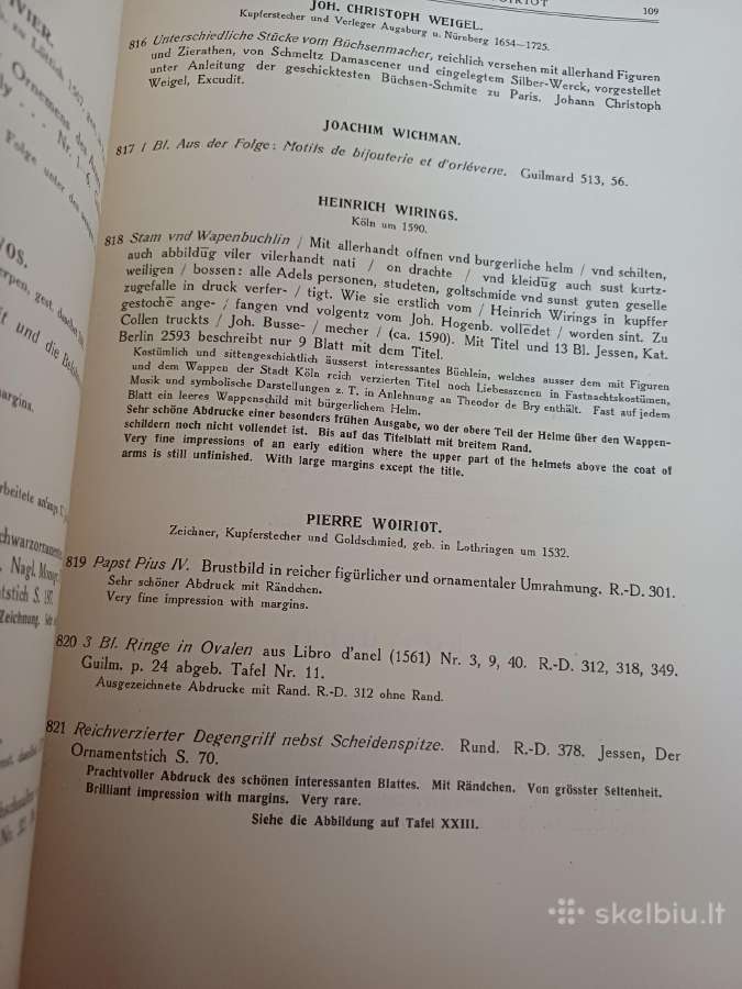 Parduodu kataloga meno ,1927m(šveicarija) - nuotraukos Nr. 11