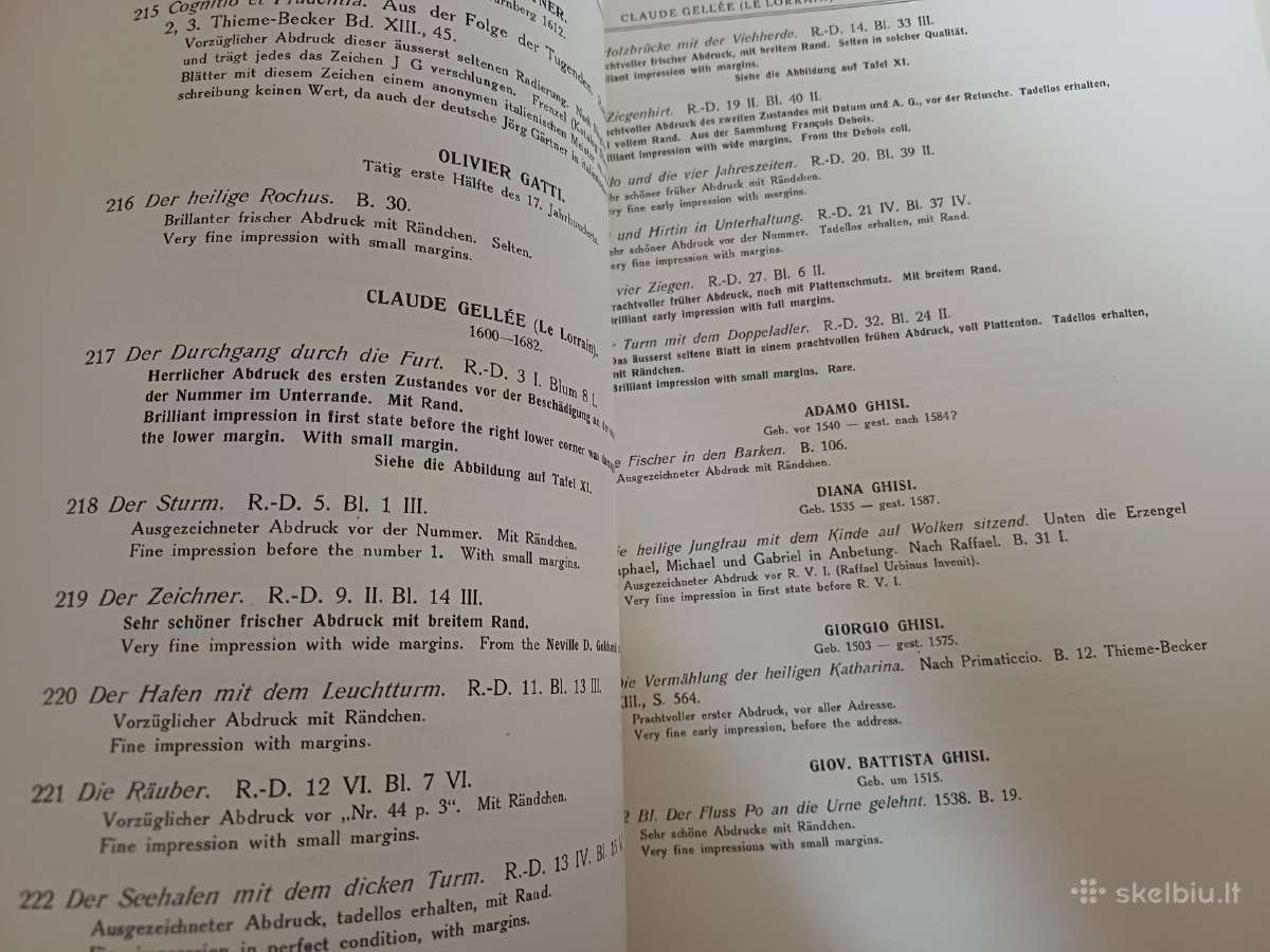 Parduodu kataloga meno ,1927m(šveicarija) - nuotraukos Nr. 24