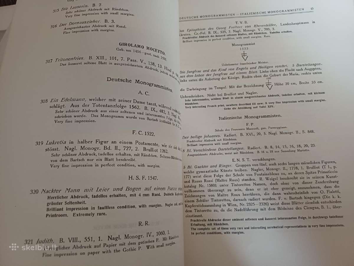 Parduodu kataloga meno ,1927m(šveicarija) - nuotraukos Nr. 28