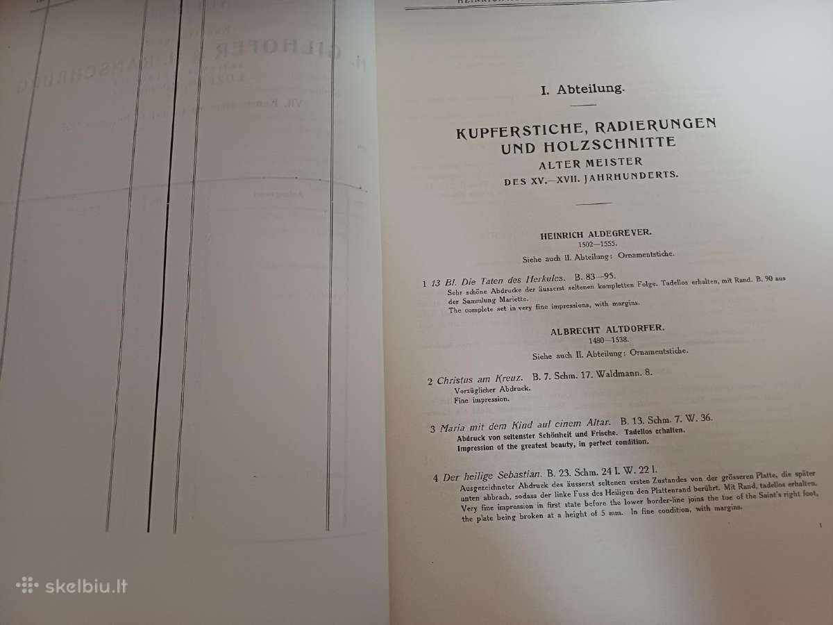 Parduodu kataloga meno ,1927m(šveicarija) - nuotraukos Nr. 35
