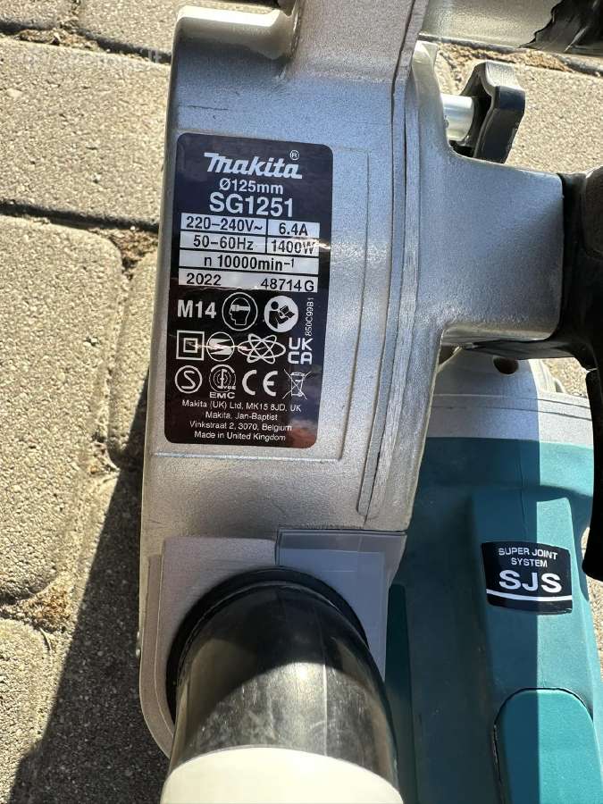 Kanalų freza Makita Sg1251