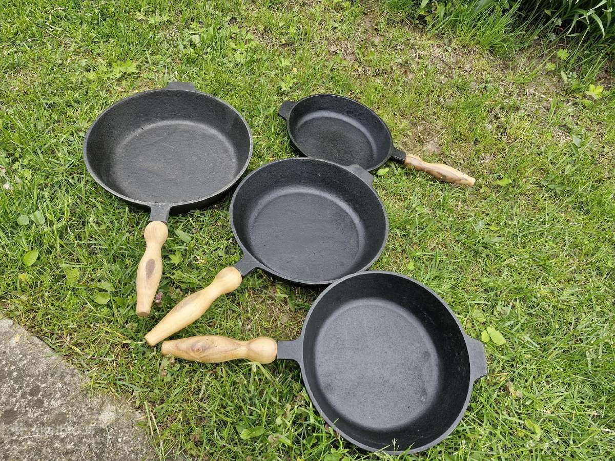 Naujos ketaus keptuves 22, 24, 26, 28 cm. - nuotraukos Nr. 5