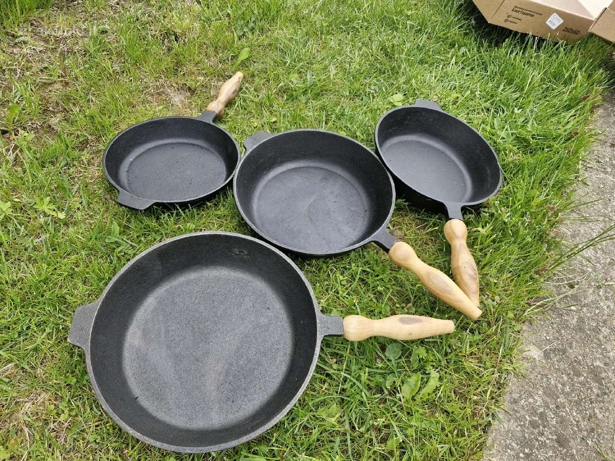Naujos ketaus keptuves 22, 24, 26, 28 cm. - nuotraukos Nr. 6