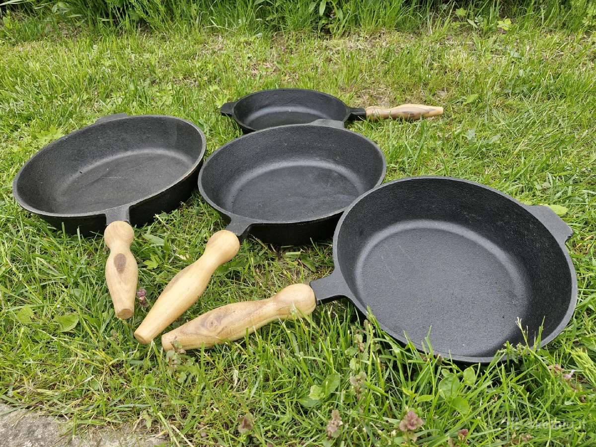 Naujos ketaus keptuves 22, 24, 26, 28 cm. - nuotraukos Nr. 12