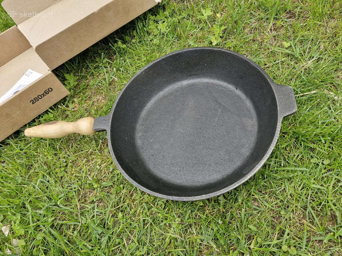 Naujos ketaus keptuves 22, 24, 26, 28 cm. - nuotraukos Nr. 16